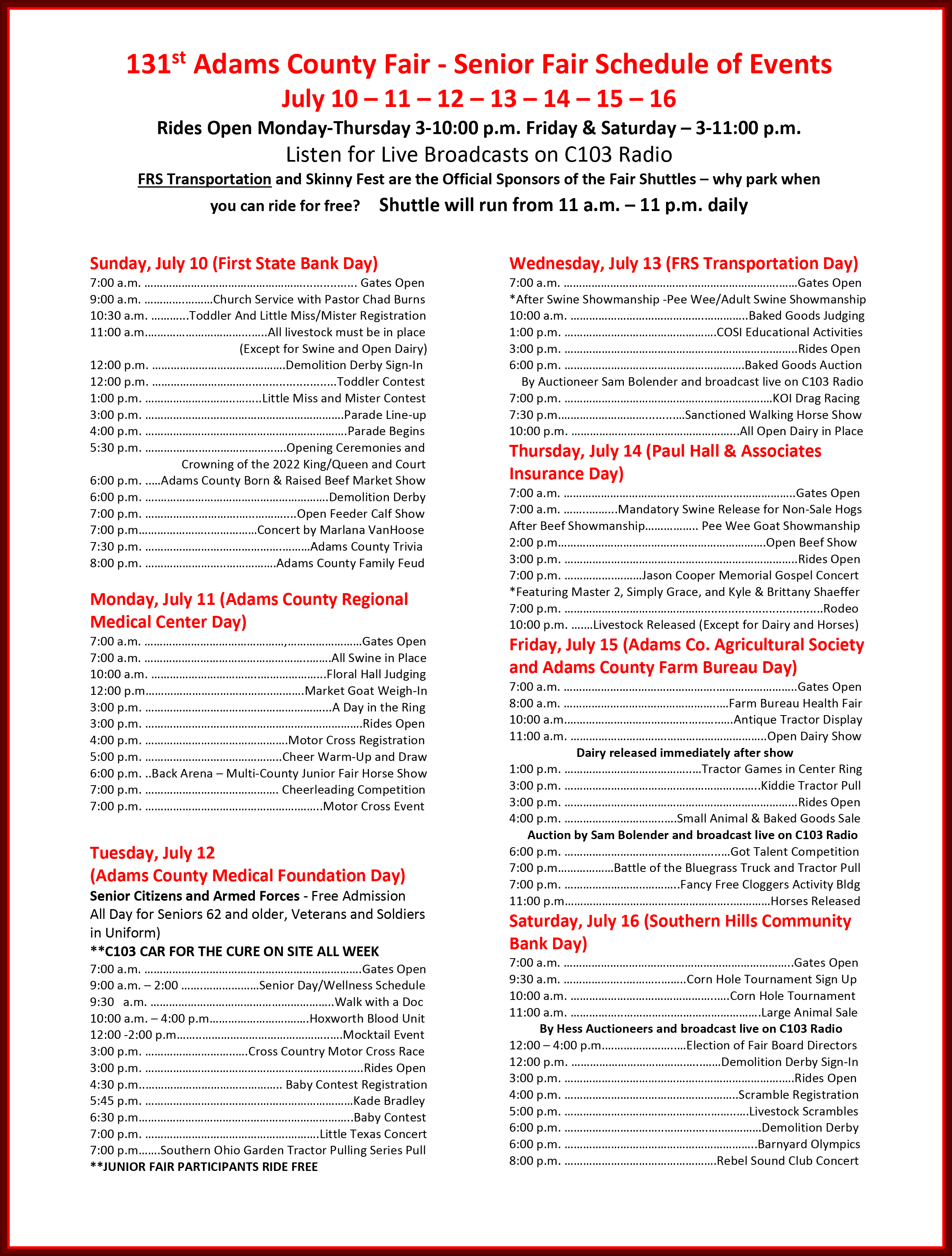 2022 SENIOR FAIR SCHEDULE FINAL_v2