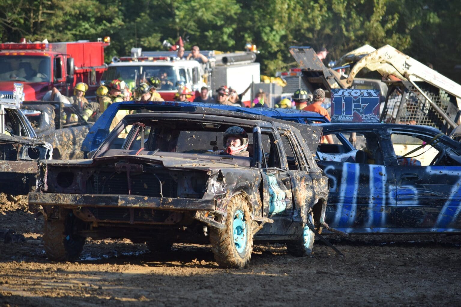 Demolition Derby Adams County, OH Fair