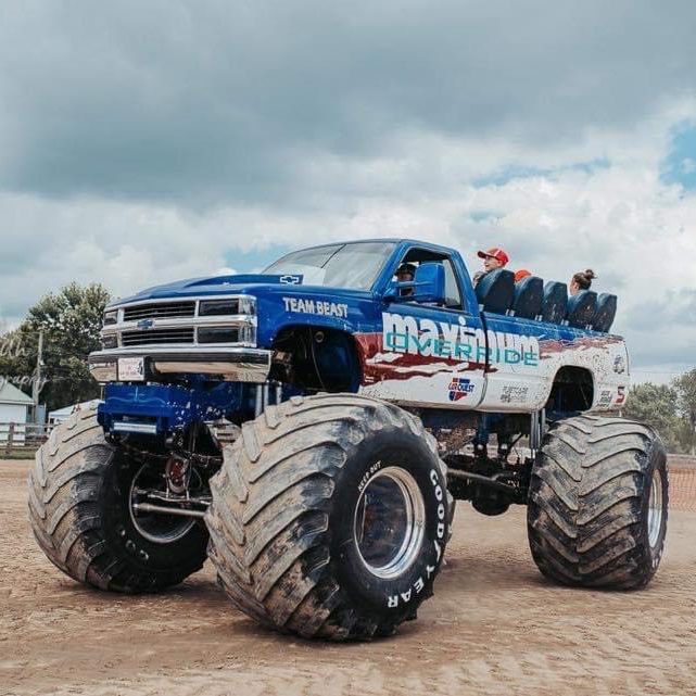 Monster Truck rides at the Adams County Fair